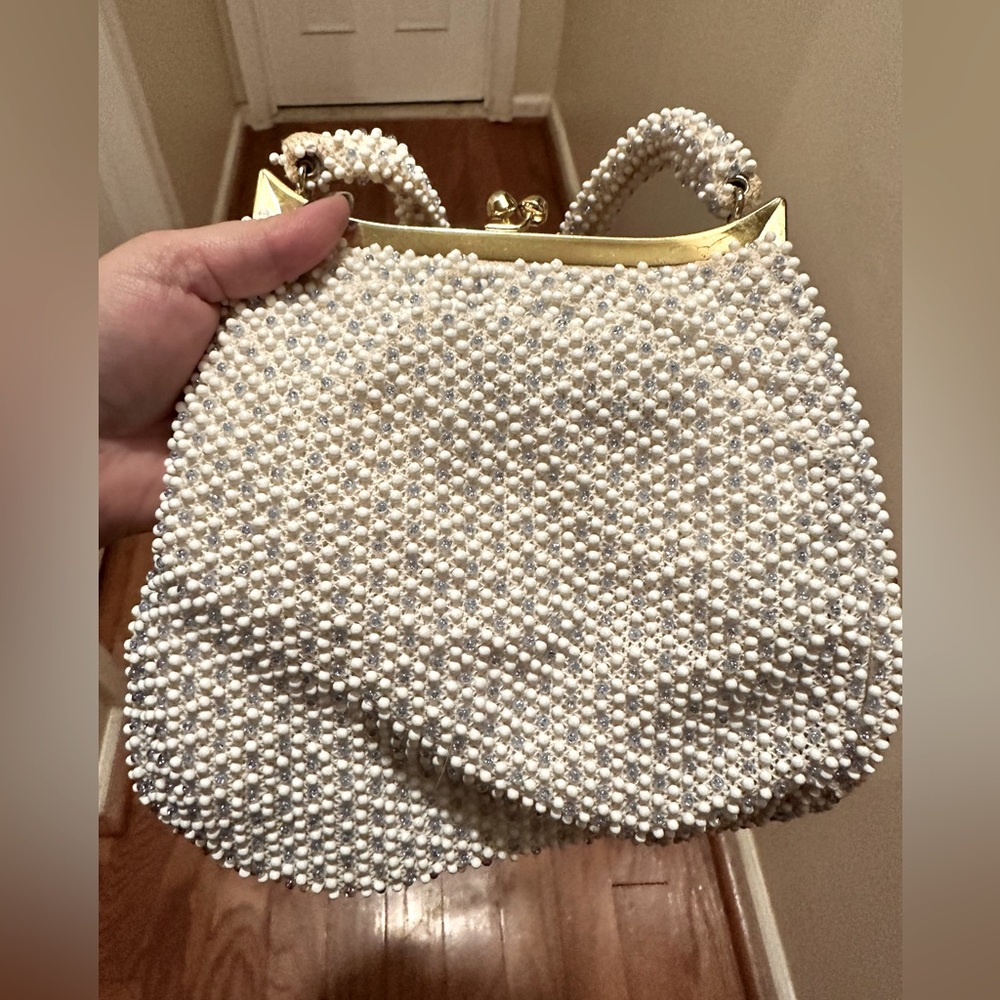 Corde Lumured Beaded Purse Vintage